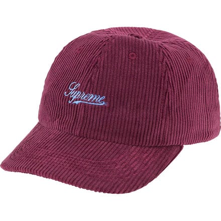 Supreme "Script Corduroy" 6-Panel Hat